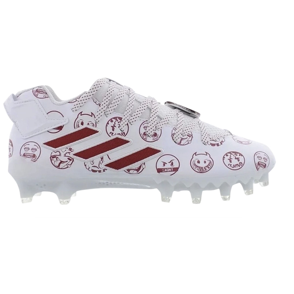 ADIDAS Freak 22 Big Mood Football Cleats | Men's 13 | Red White NEW! - Picture 2 of 7